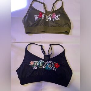 PINK sport bras M